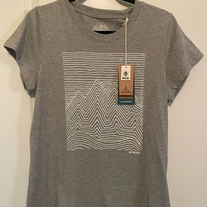 NWT Prana Women’s Climbing Tee - heather grey, size large